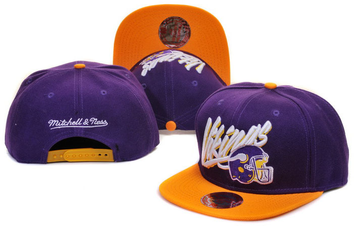 NFL Minnesota Vikings MN Snapback Hat #03